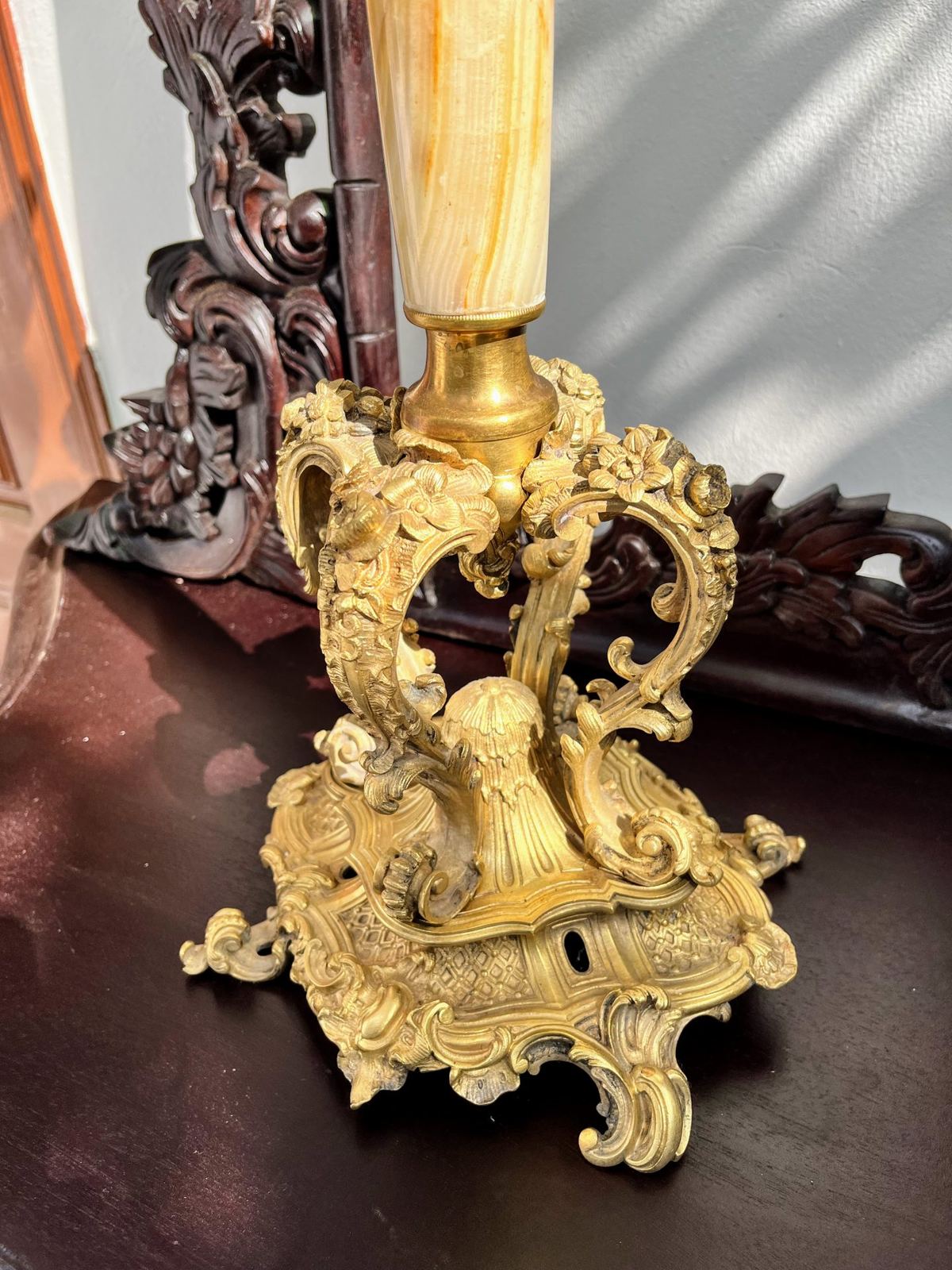Đèn dầu Pháp, cao 89cm – ảnh 5