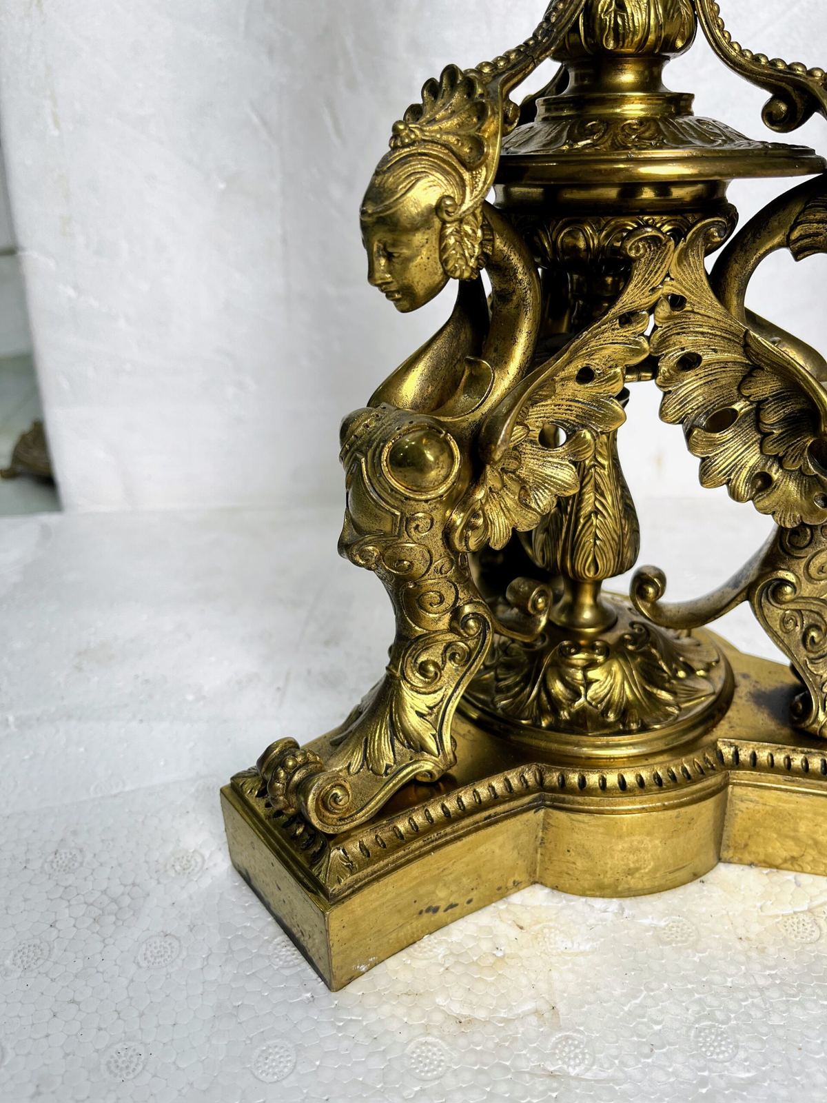 Chân đèn dầu Pháp, cao 72cm – ảnh 5
