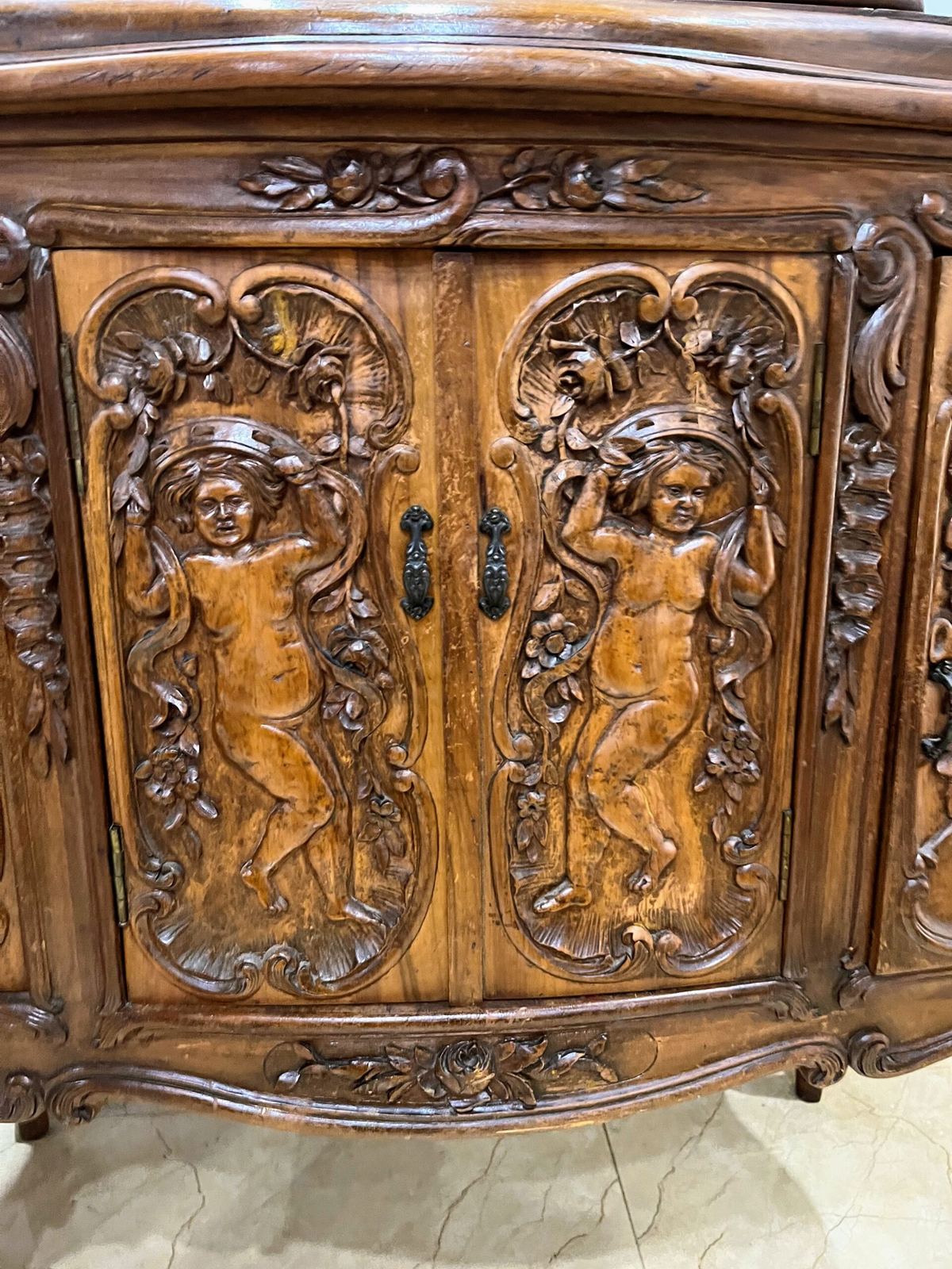 Tủ gỗ Pháp, cao 102cm – ảnh 6