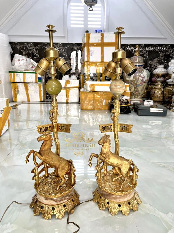 Cặp chân đèn tiffani, cao 63cm – ảnh 1