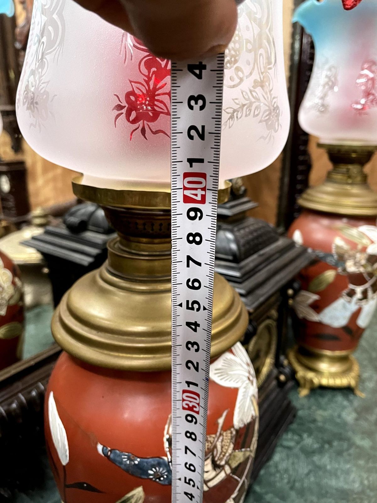 Cặp đèn dầu sứ Nhật – ảnh 4