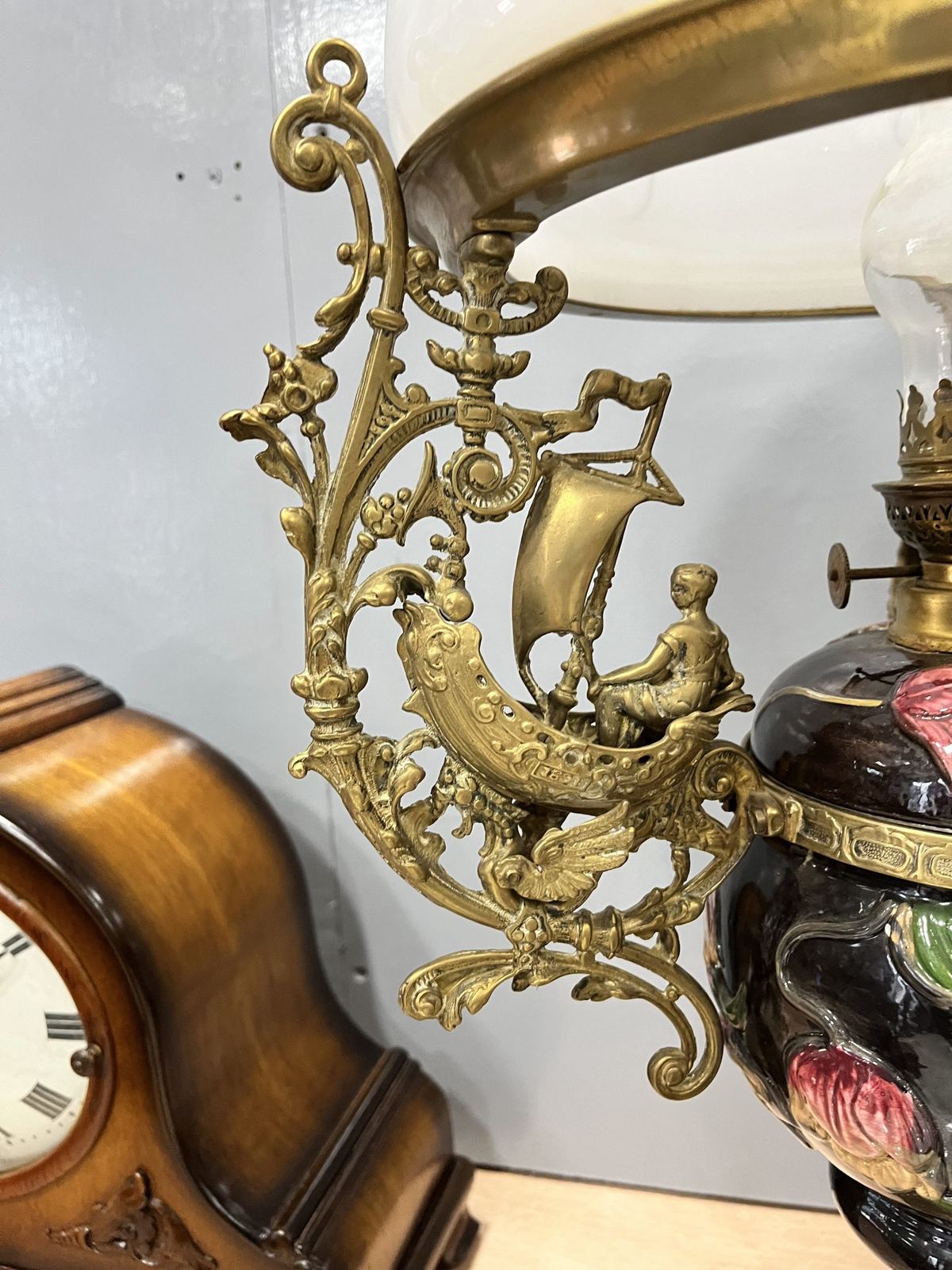 Đèn dầu để bàn Pháp – ảnh 6