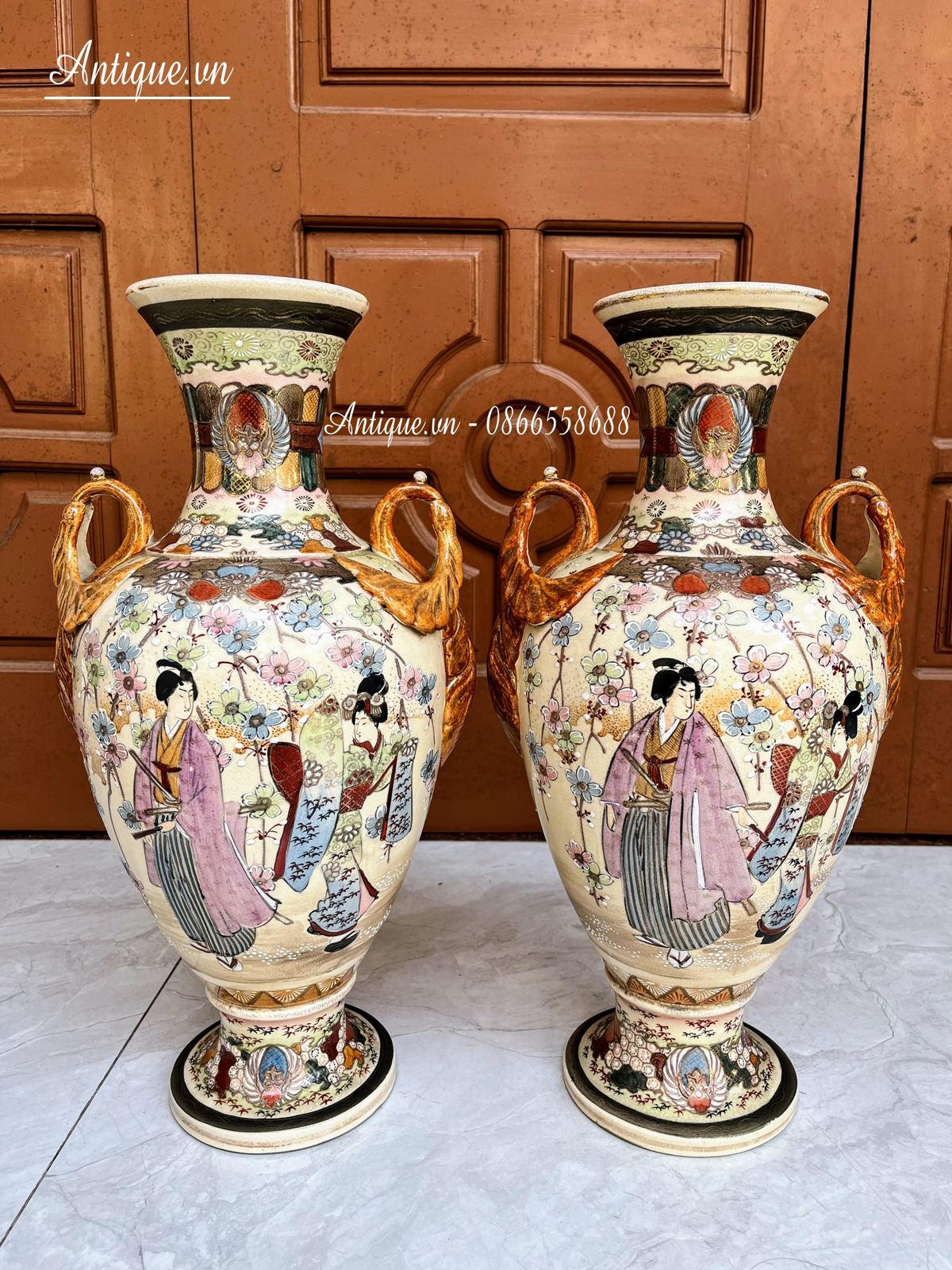 Cặp bình Nhật, cao 47cm – ảnh 1