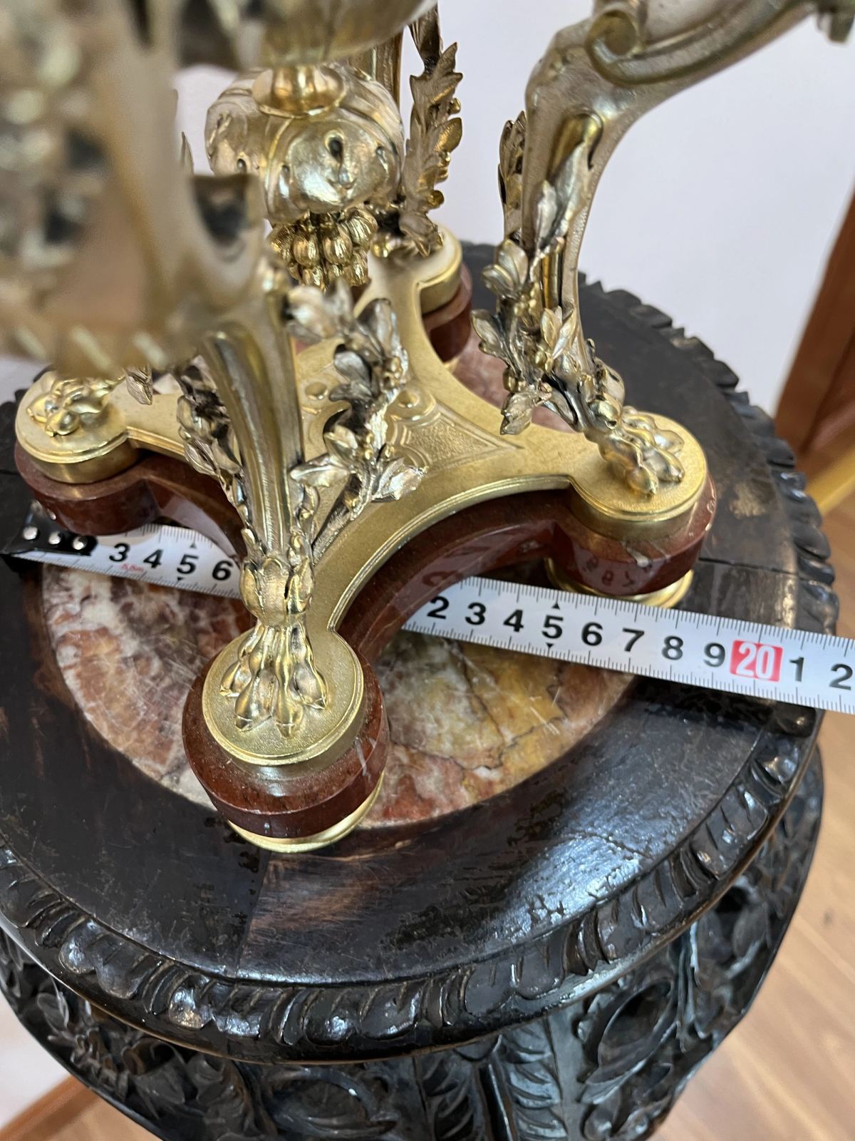 Đèn dầu Pháp, cao 69cm – ảnh 9