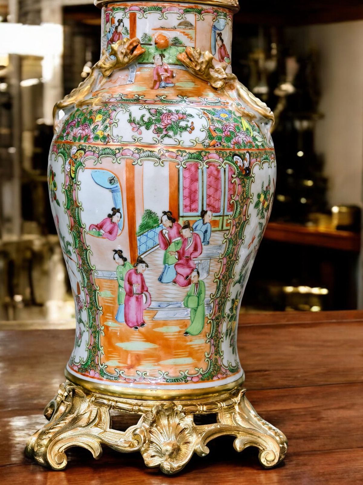 Cặp đèn dầu sứ – ảnh 5