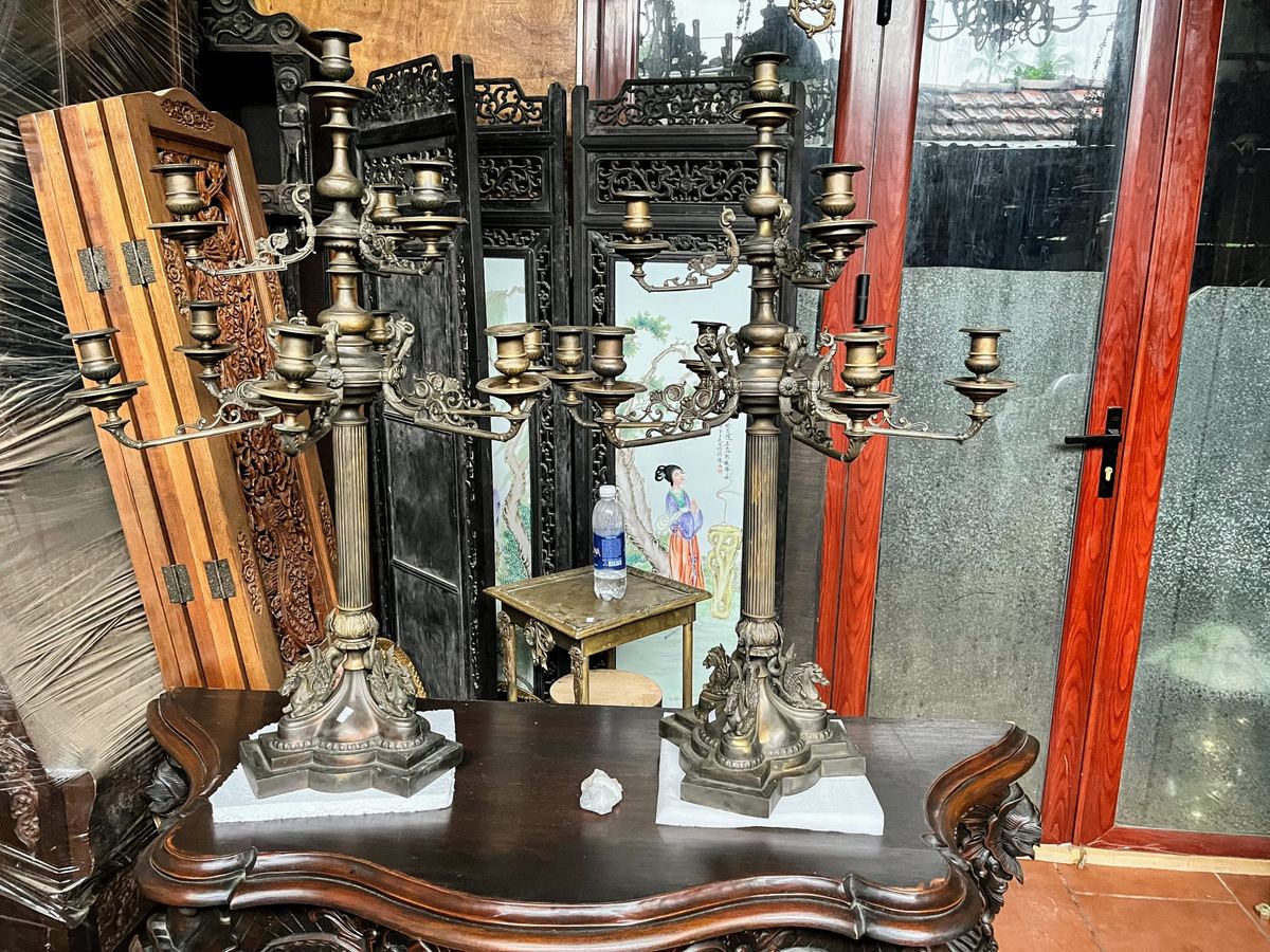 Cặp chân nến size đại Pháp – ảnh 2