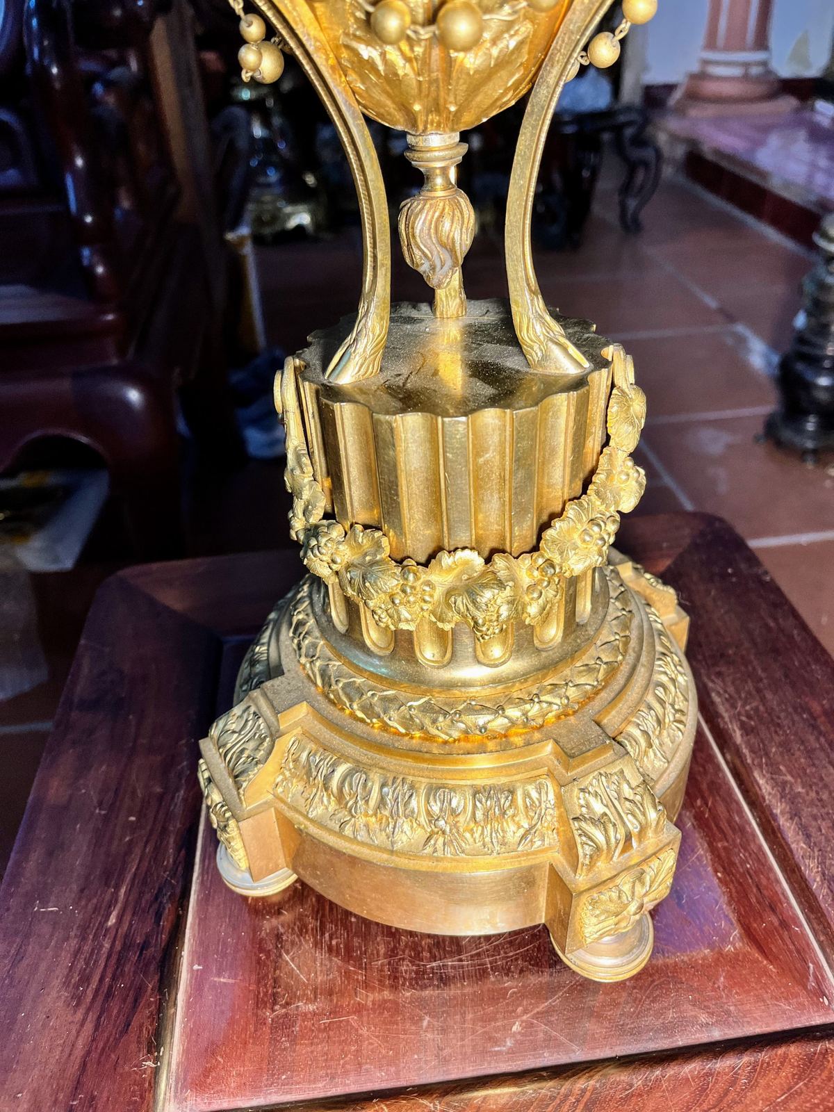 Đèn dầu Pháp, cao 88cm – ảnh 5
