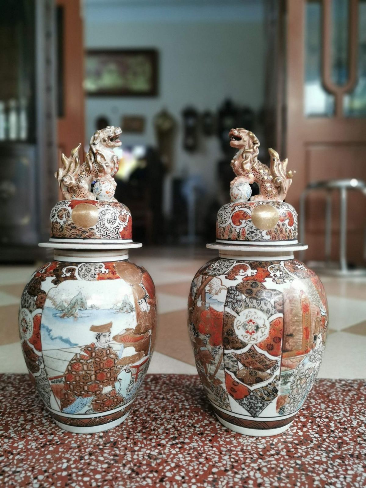 Cặp bình sứ Nhật sản xuất năm 1942 – ảnh 2