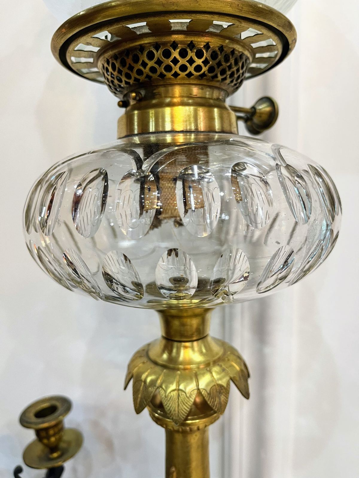 Đèn dầu Pháp, cao 93.5cm – ảnh 4