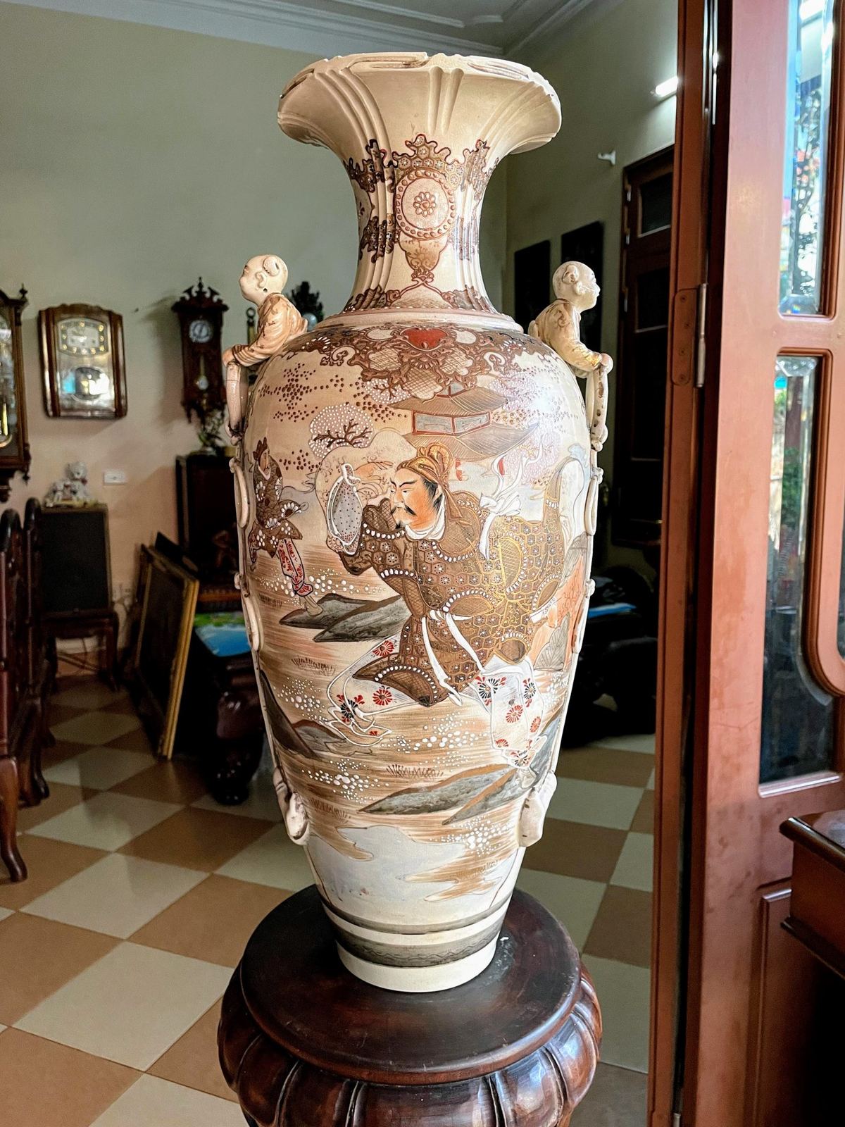 Bình Satsuma Nhật Bản – ảnh 1