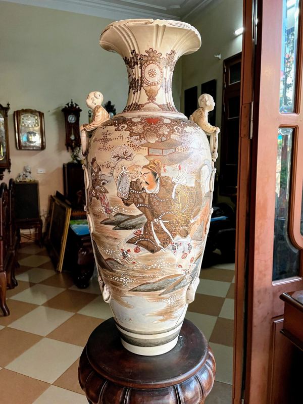 Bình Satsuma Nhật Bản – ảnh 1