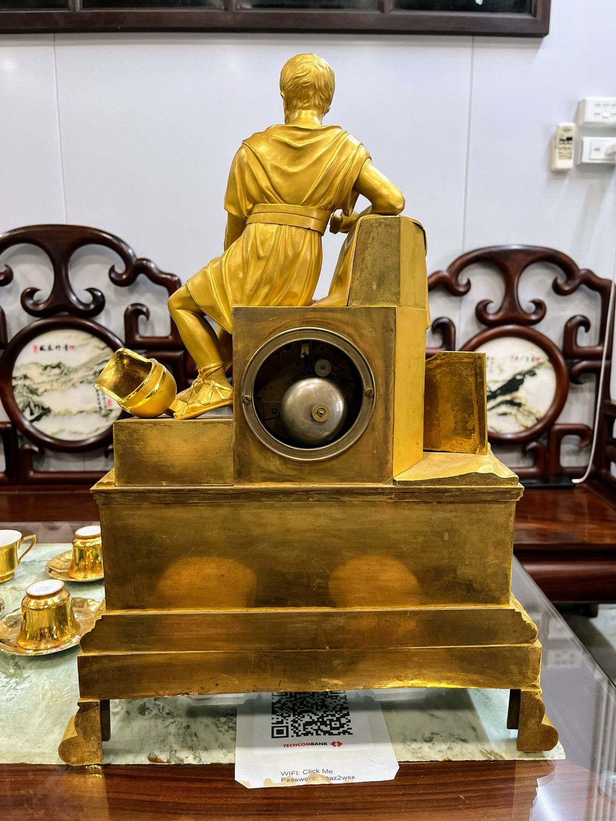 Đồng hồ tượng Pháp, cao 52cm – ảnh 9