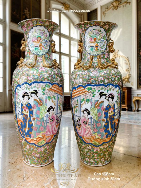 Cặp bình sứ đại – ảnh 1