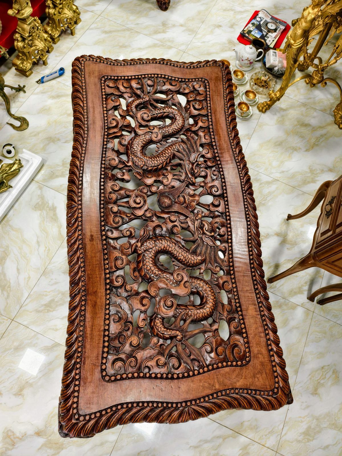 Bộ bàn ghế gỗ hương cửu long – ảnh 18