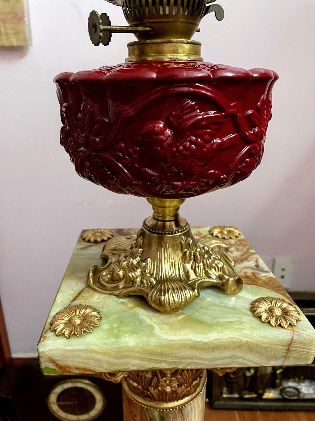 Đèn dầu chân đá – ảnh 3