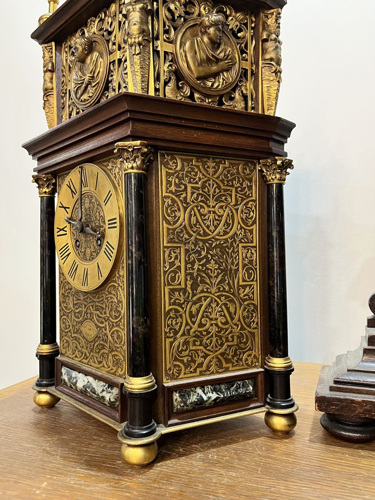 Đồng hồ để bàn Pháp, cao 45cm – ảnh 6