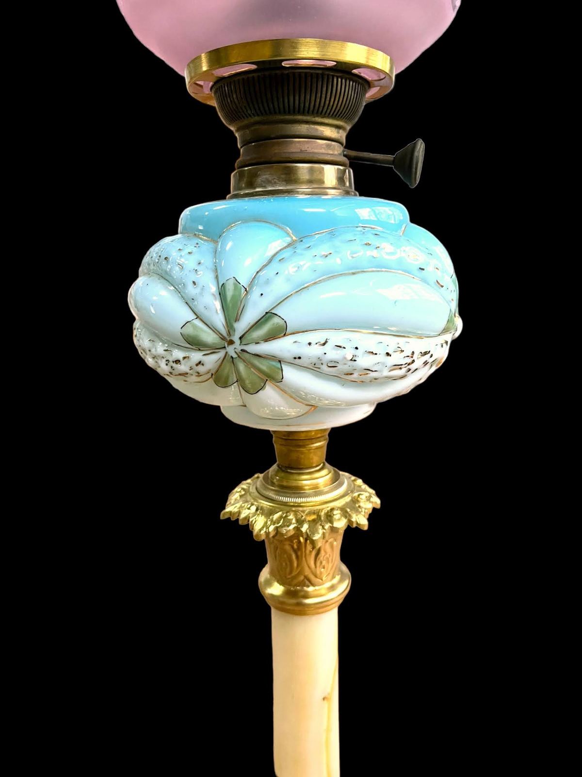 Đèn dầu Pháp, cao 88cm – ảnh 3