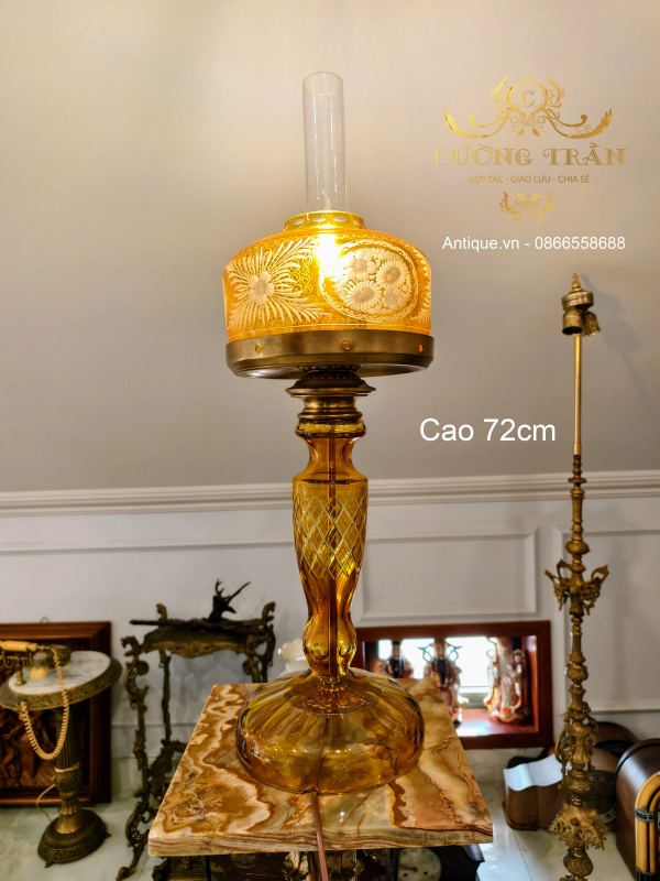 Đèn pha lê điện, cao 72cm – ảnh 1