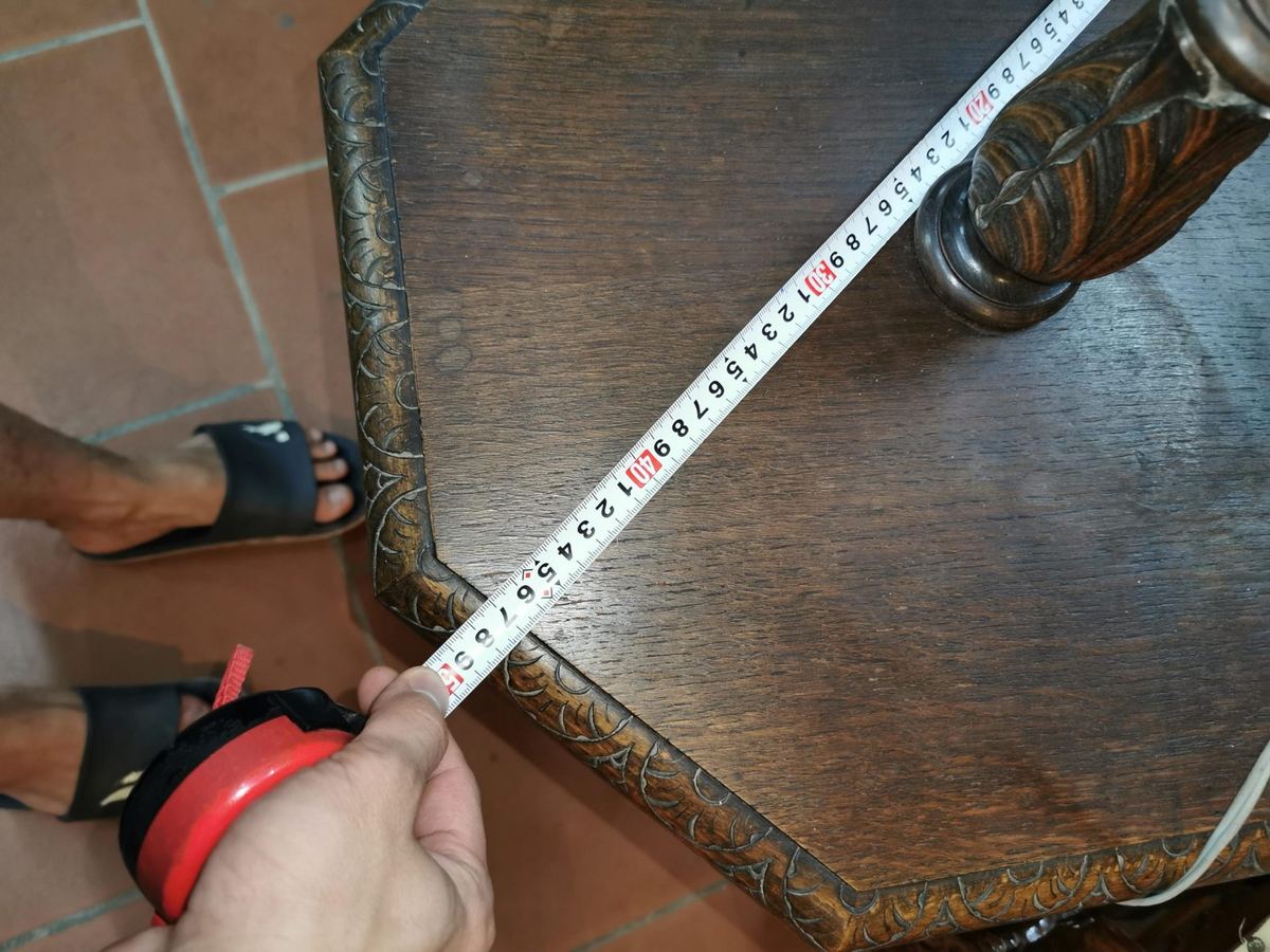 Đèn cây tiffani chân gỗ xoắn đơn, cao 181cm – ảnh 7