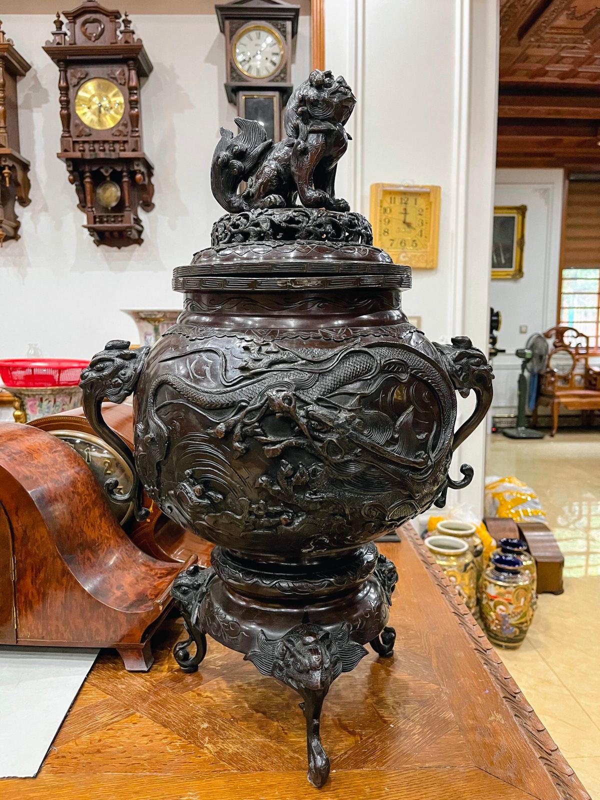 Đỉnh đồng xông trầm Nhật Bản – ảnh 3