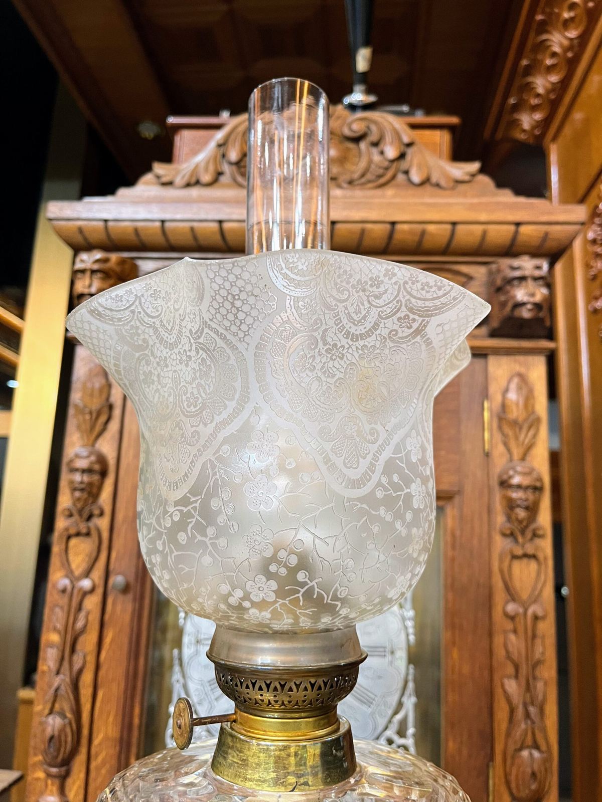 Đèn dầu Pháp, cao 115cm – ảnh 2