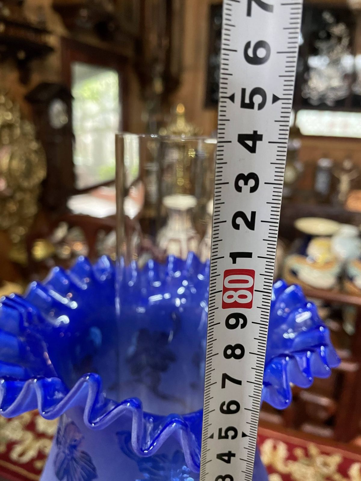 Đèn dầu Pháp, cao 84cm – ảnh 7