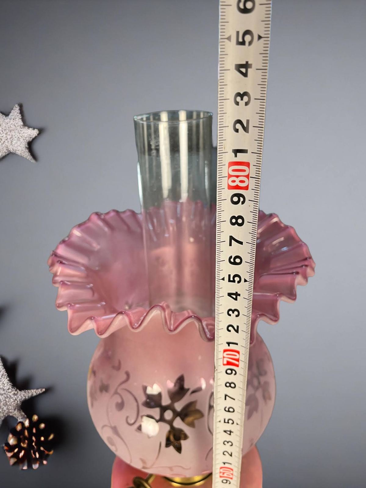 Đèn dầu Pháp, cao 82.5cm – ảnh 6