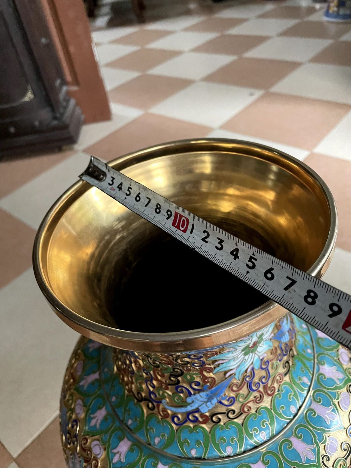 Bộ 3 món pháp lam, cao 58cm – ảnh 7