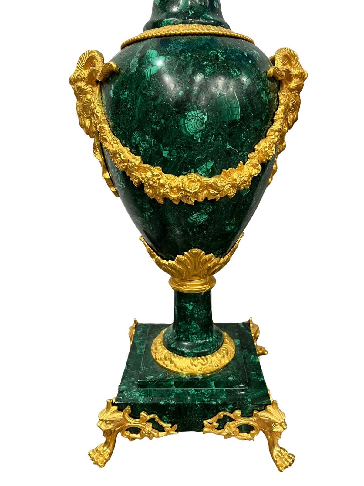 Cặp đèn dầu Malachite – ảnh 3
