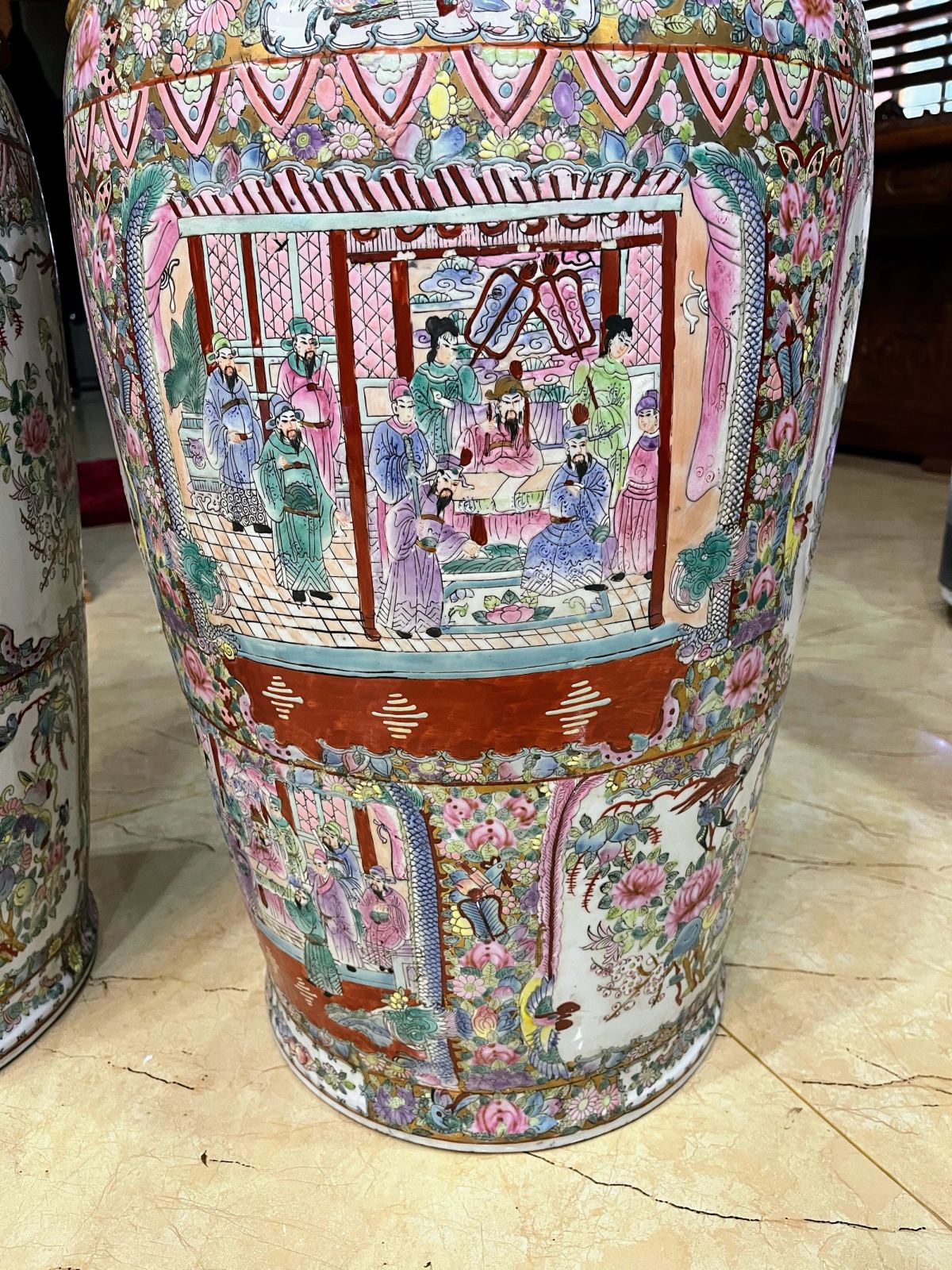 Cặp bình Trung Trung Quốc, cao 93cm – ảnh 8