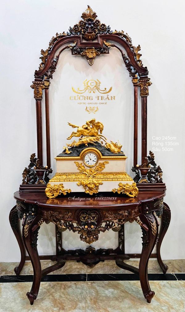 Bộ bàn gương gỗ – ảnh 1