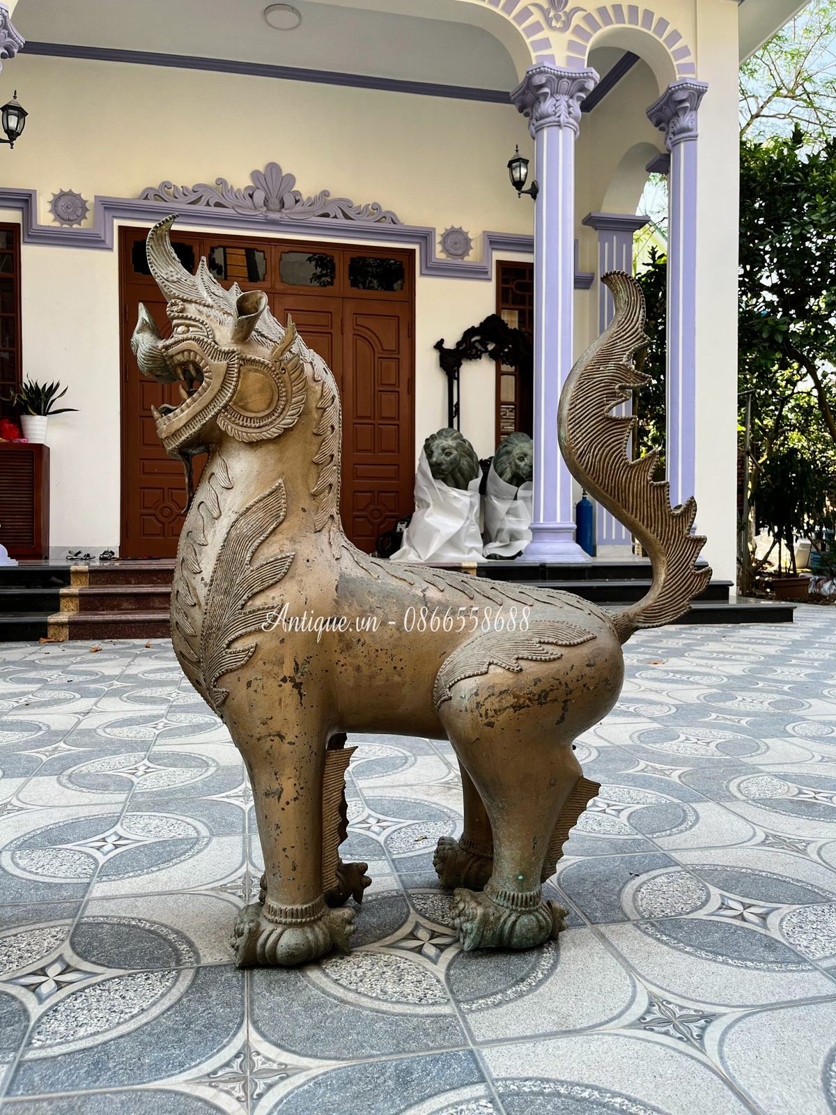 Cặp nghê đồng, cao 108cm – ảnh 2