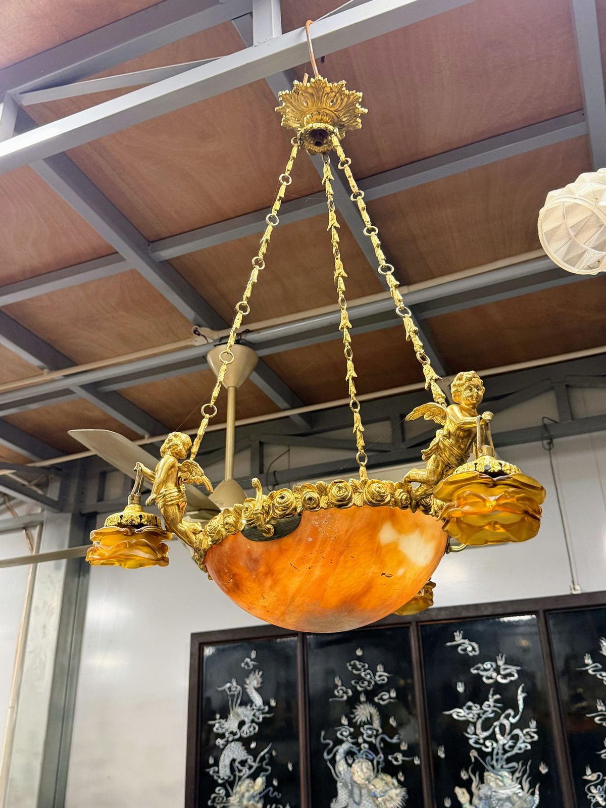 Đèn chao đá, dài 81cm – ảnh 2