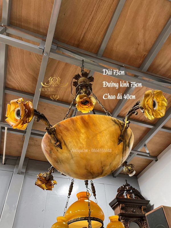 Đèn chao đá, dài 73cm – ảnh 1