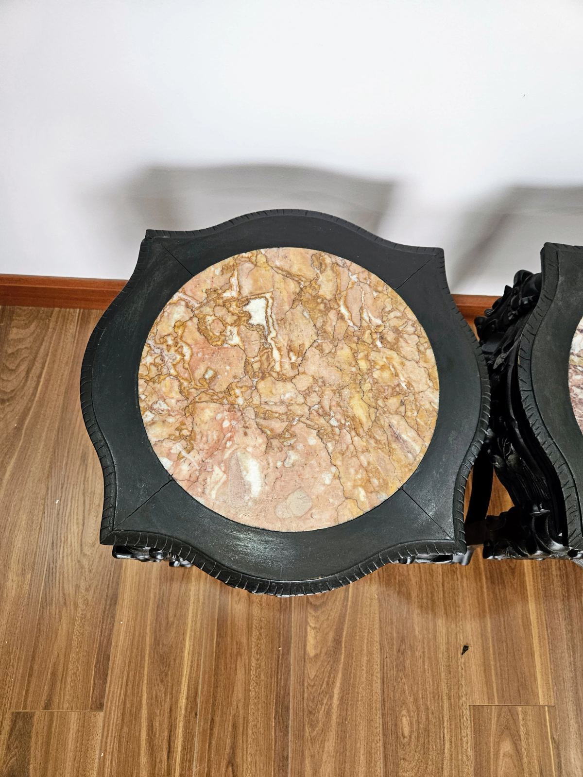 Đôn gỗ mặt đá, cao 46cm – ảnh 3