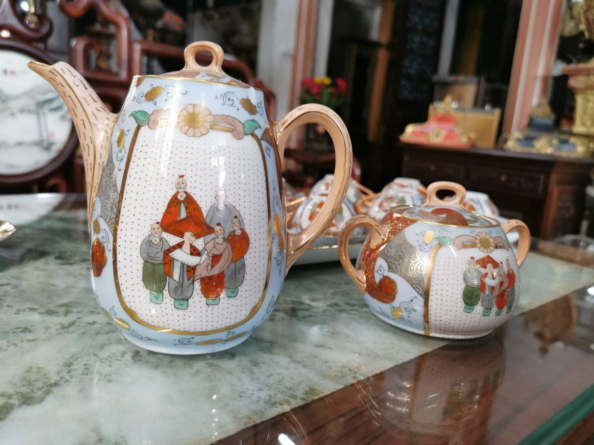 Bộ Ấm Trà Nhật Có Khay Sứ – ảnh 10