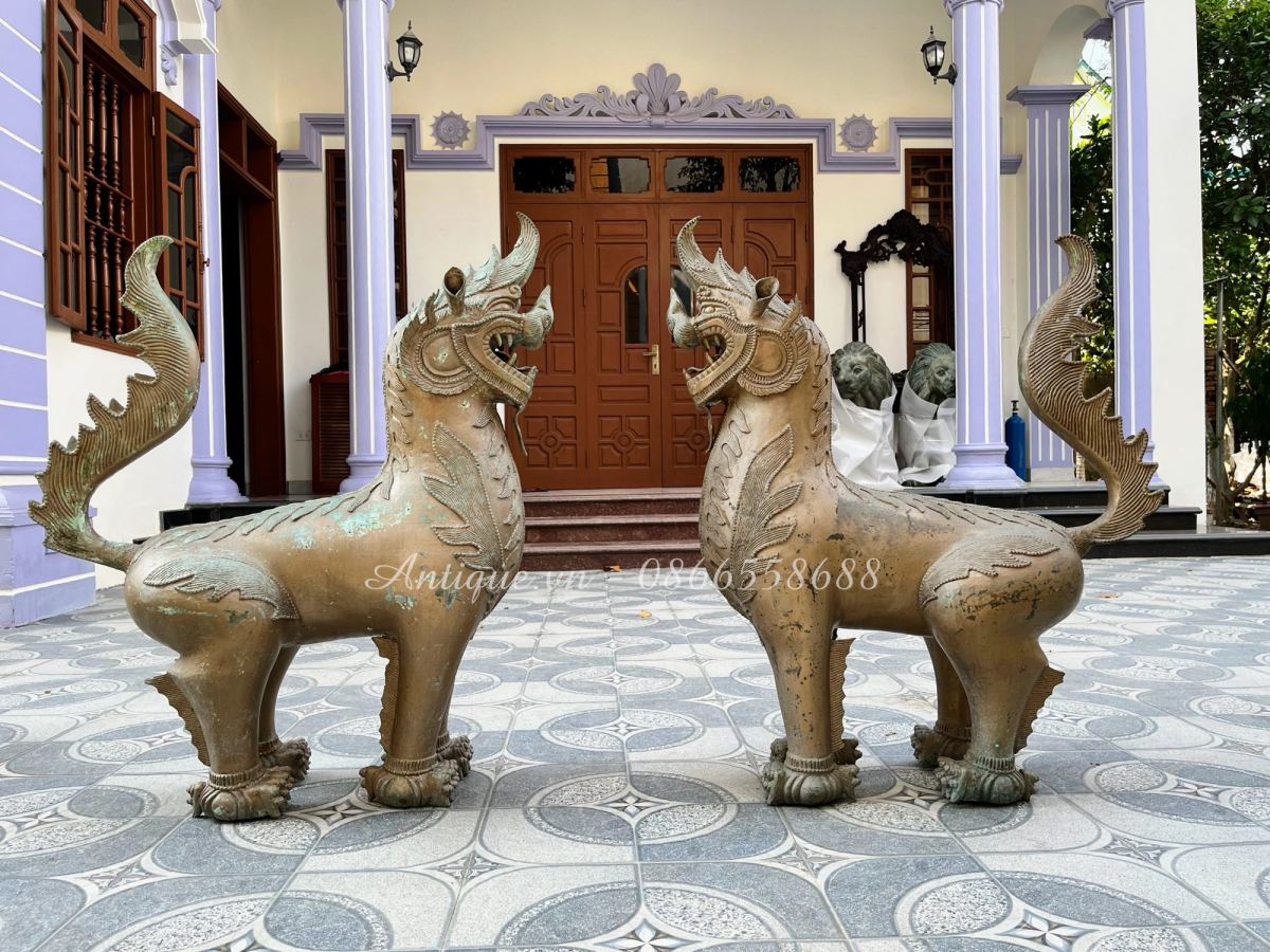 Cặp nghê đồng, cao 108cm – ảnh 1