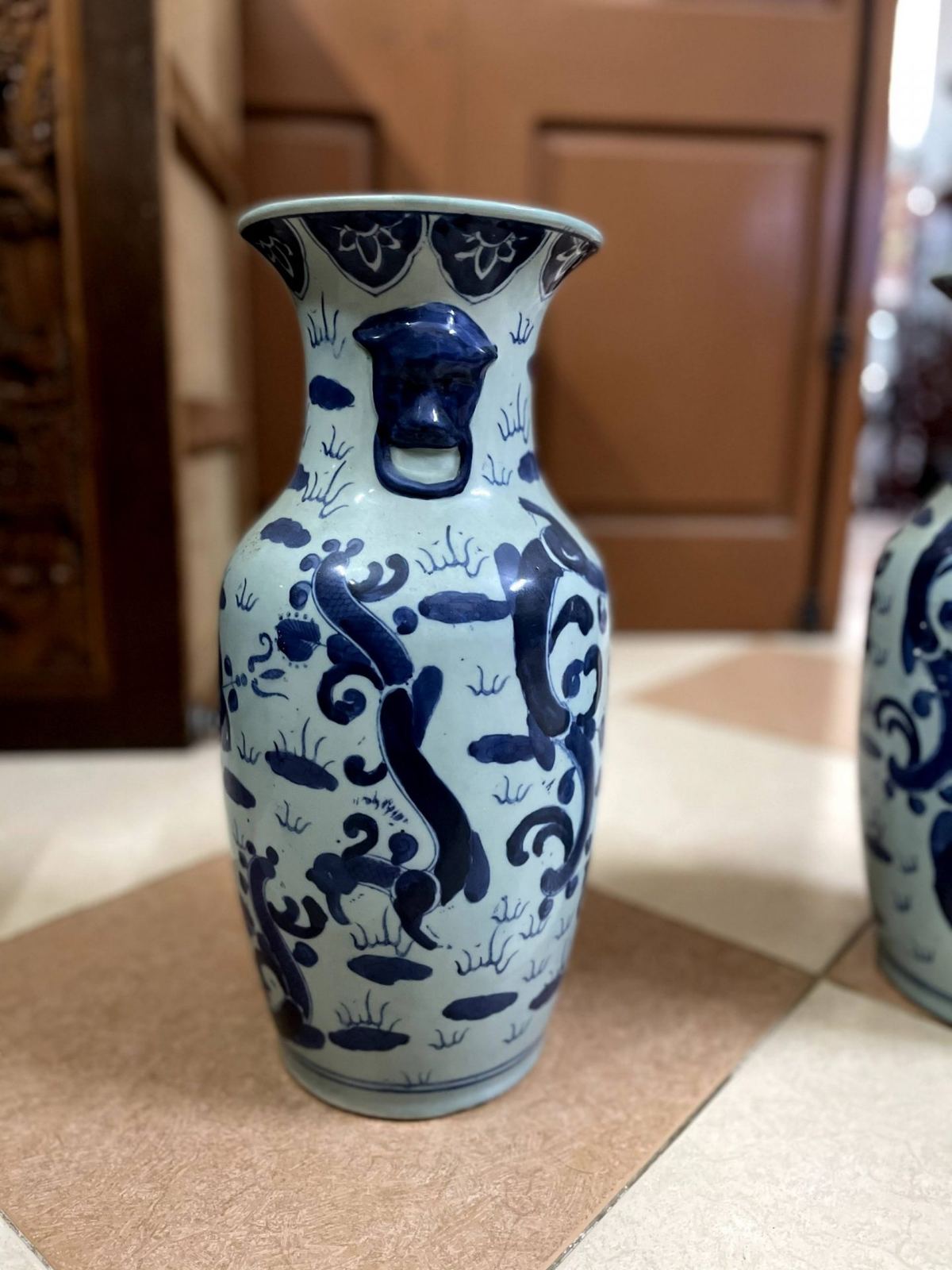 Đôi bình sứ Tàu cổ – ảnh 4