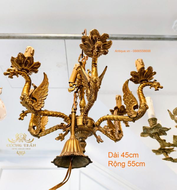 Đèn chùm pháp, rộng 55cm – ảnh 1