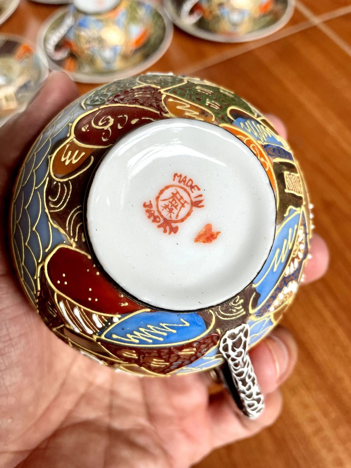 Bộ ấm trà Satsuma Nhật Bản – ảnh 6