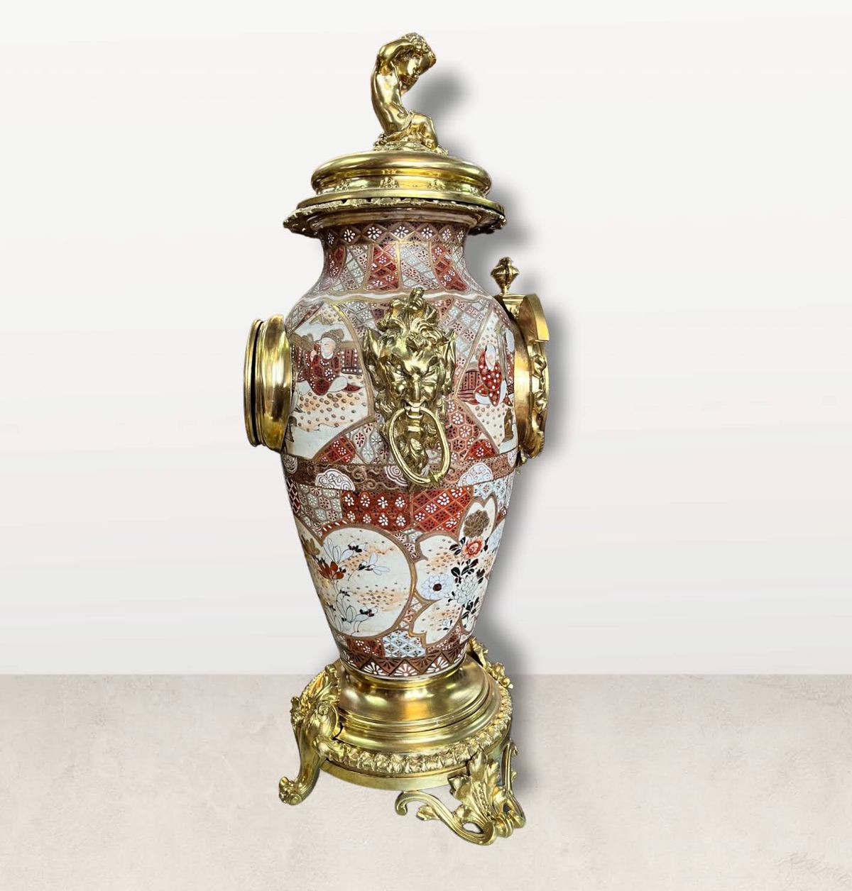 Đồng hồ để bàn Pháp, cao 64cm – ảnh 2