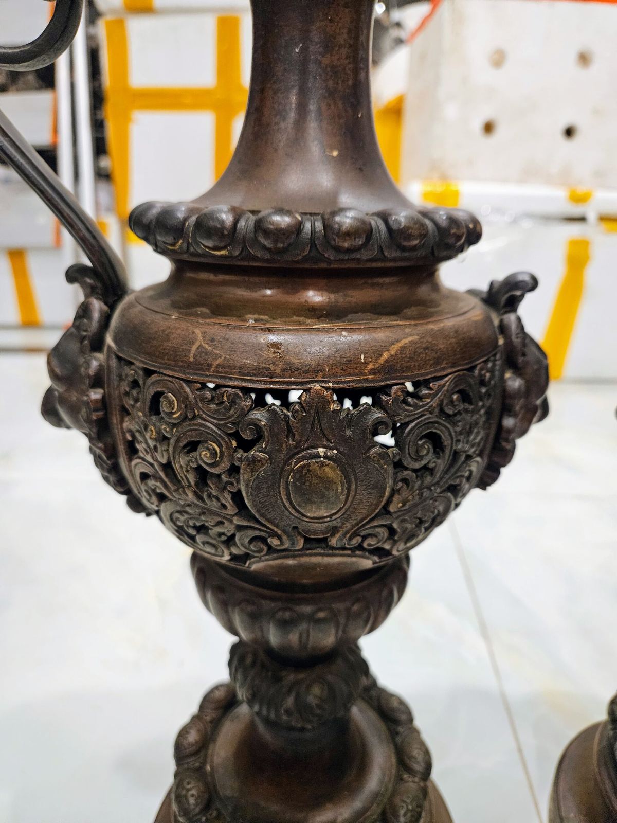 Cặp bình đồng Pháp, cao 60cm – ảnh 5