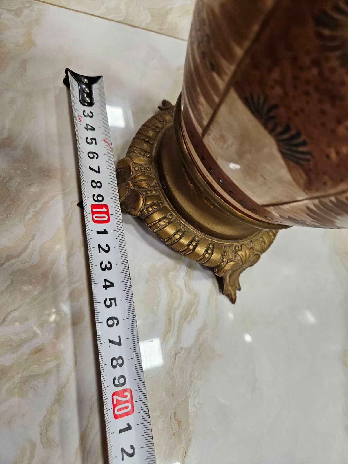 Cặp đèn dầu Pháp, cao 65cm – ảnh 5