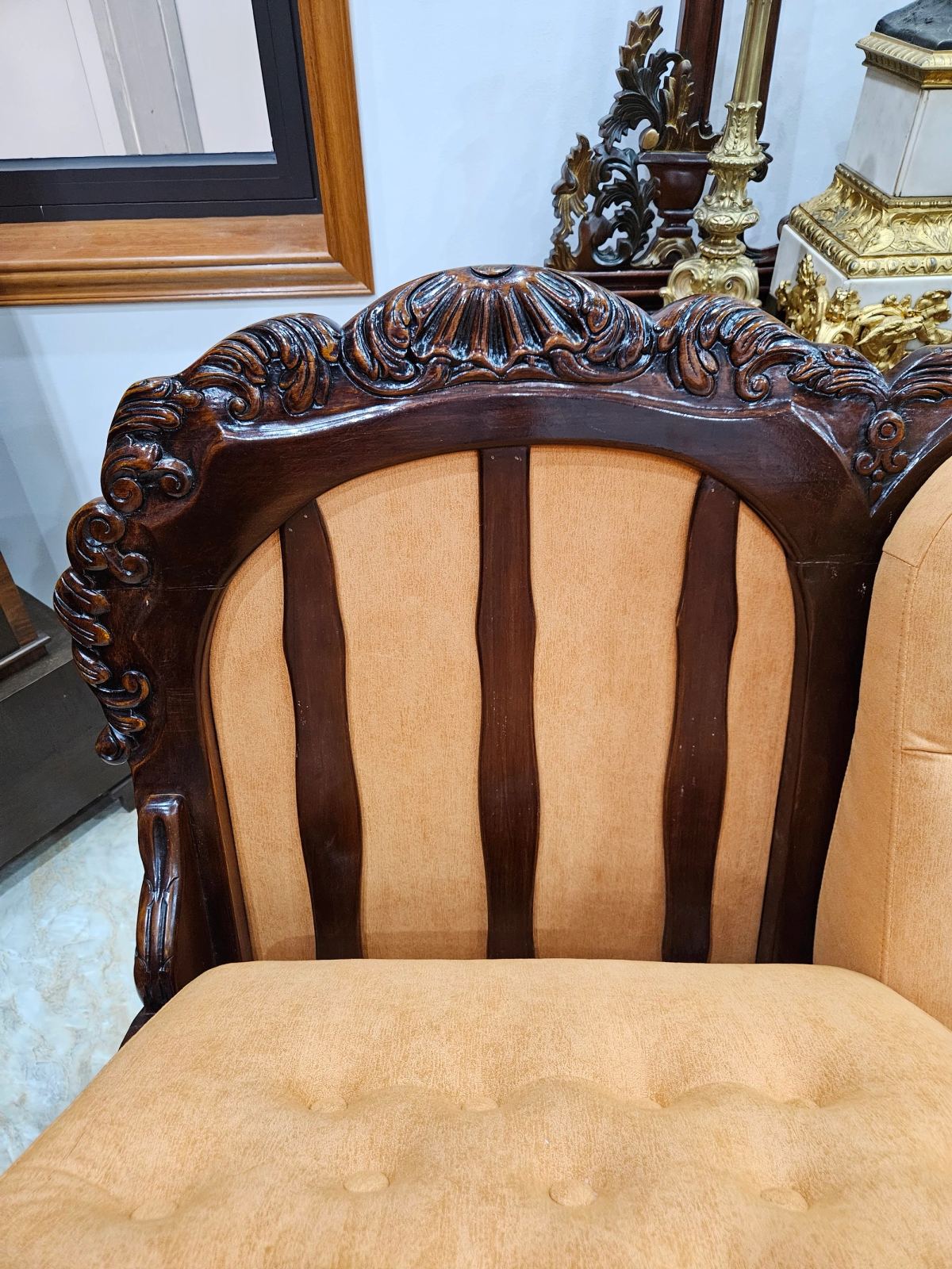 Bộ sofa nỉ Pháp, cao 102cm – ảnh 5