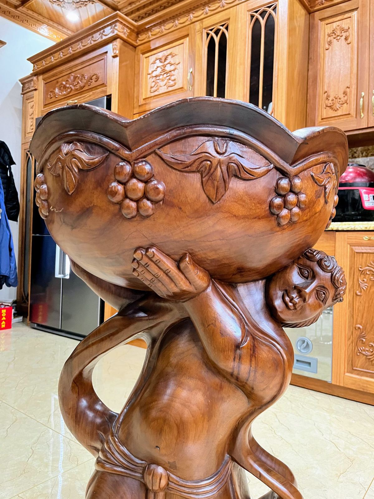 Đôn gỗ, chậu hoa – ảnh 2