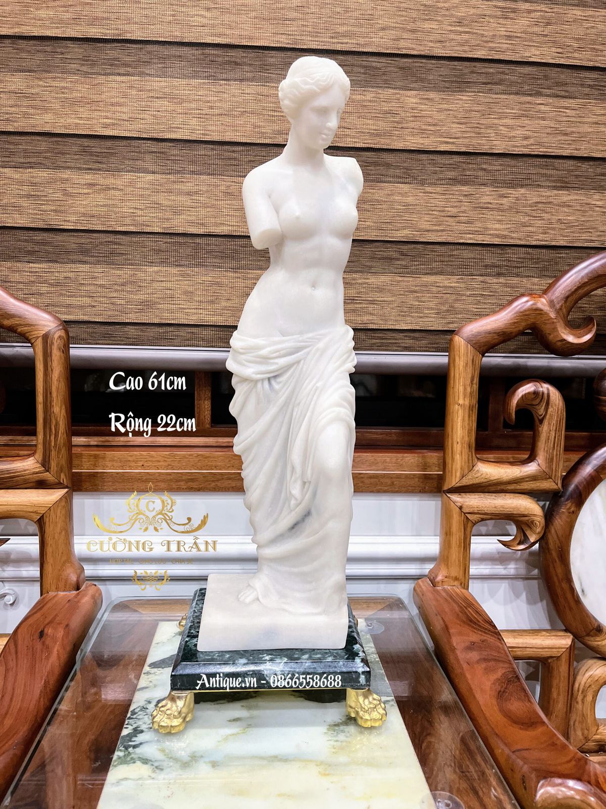 Tượng nữ thần Venus, cao 61cm – ảnh 1