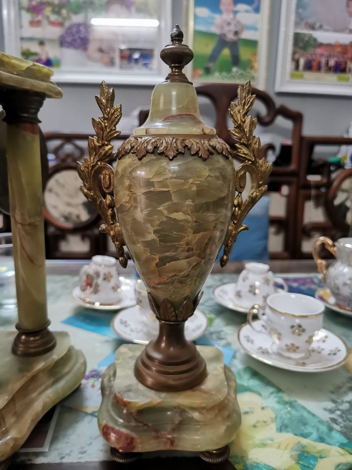 Bộ Đồng Hồ 3 Món Đá Cẩm Thạch – ảnh 4