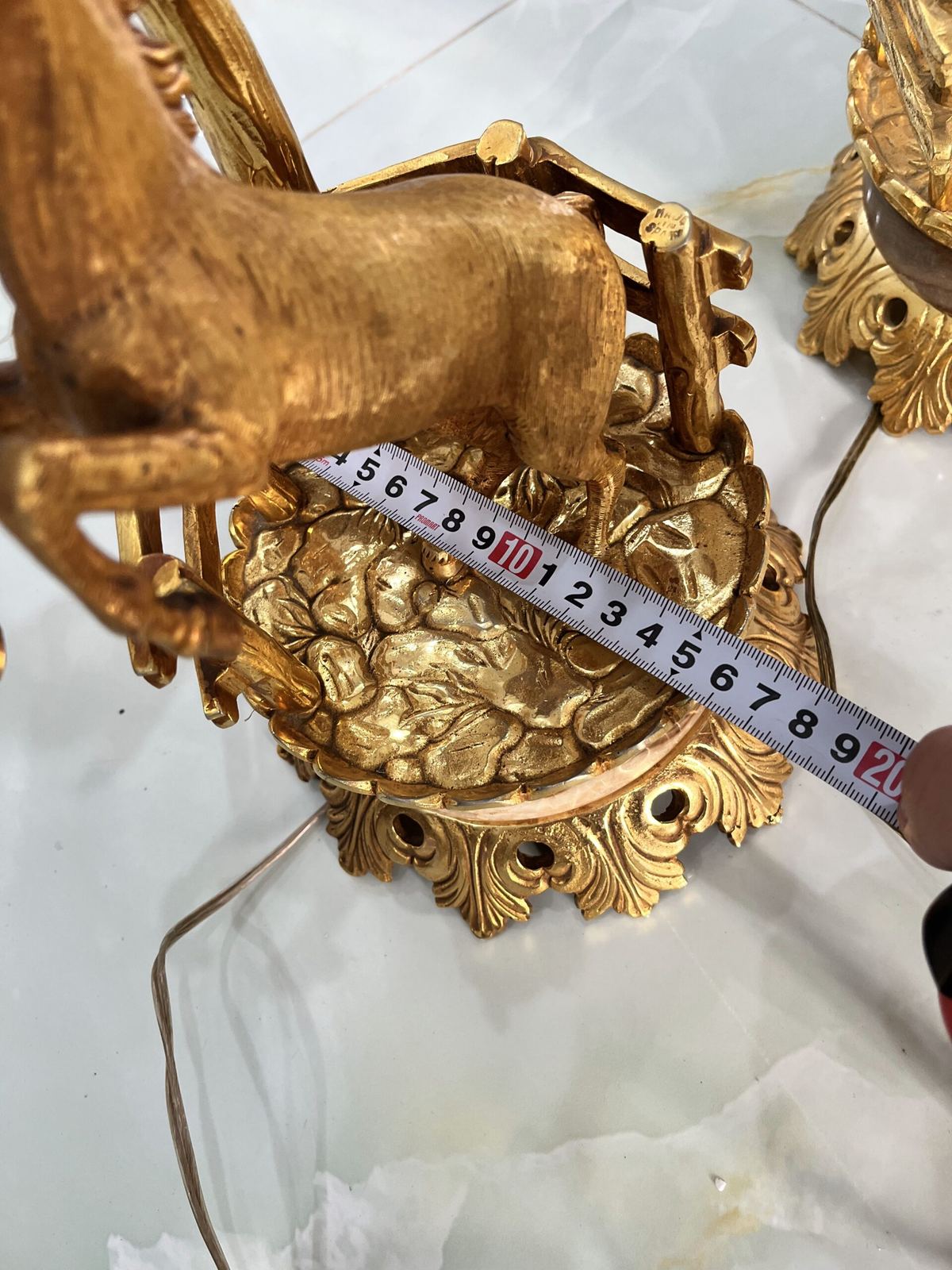Cặp chân đèn tiffani, cao 63cm – ảnh 5