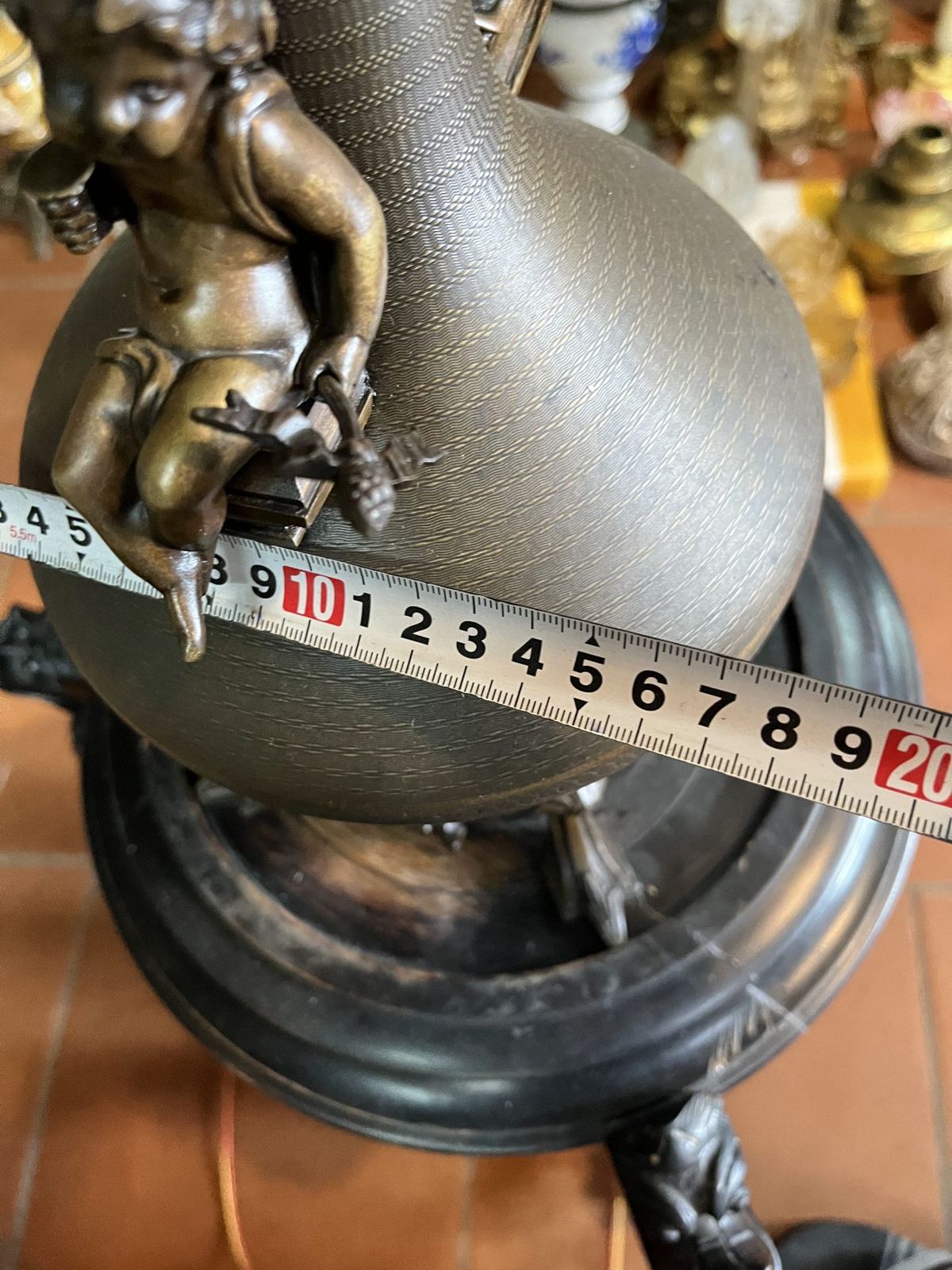 Đèn dầu Pháp, cao 85cm – ảnh 7
