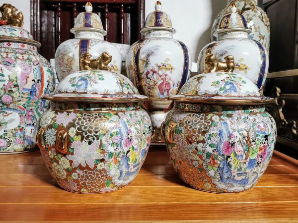 Cặp hũ sứ tàu – ảnh 1